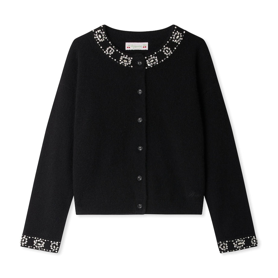 Cashmere Embellished Gabara Cardigan (4-8 Years)