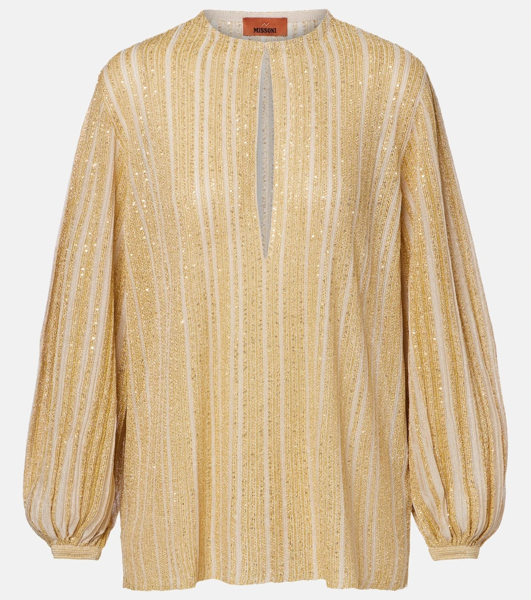 Missoni - Cutout lamé blouse