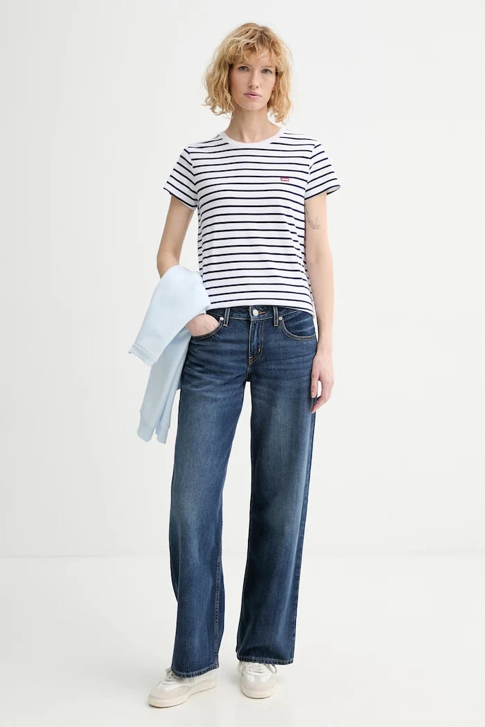 Памучна тениска Levi's PERFECT TEE