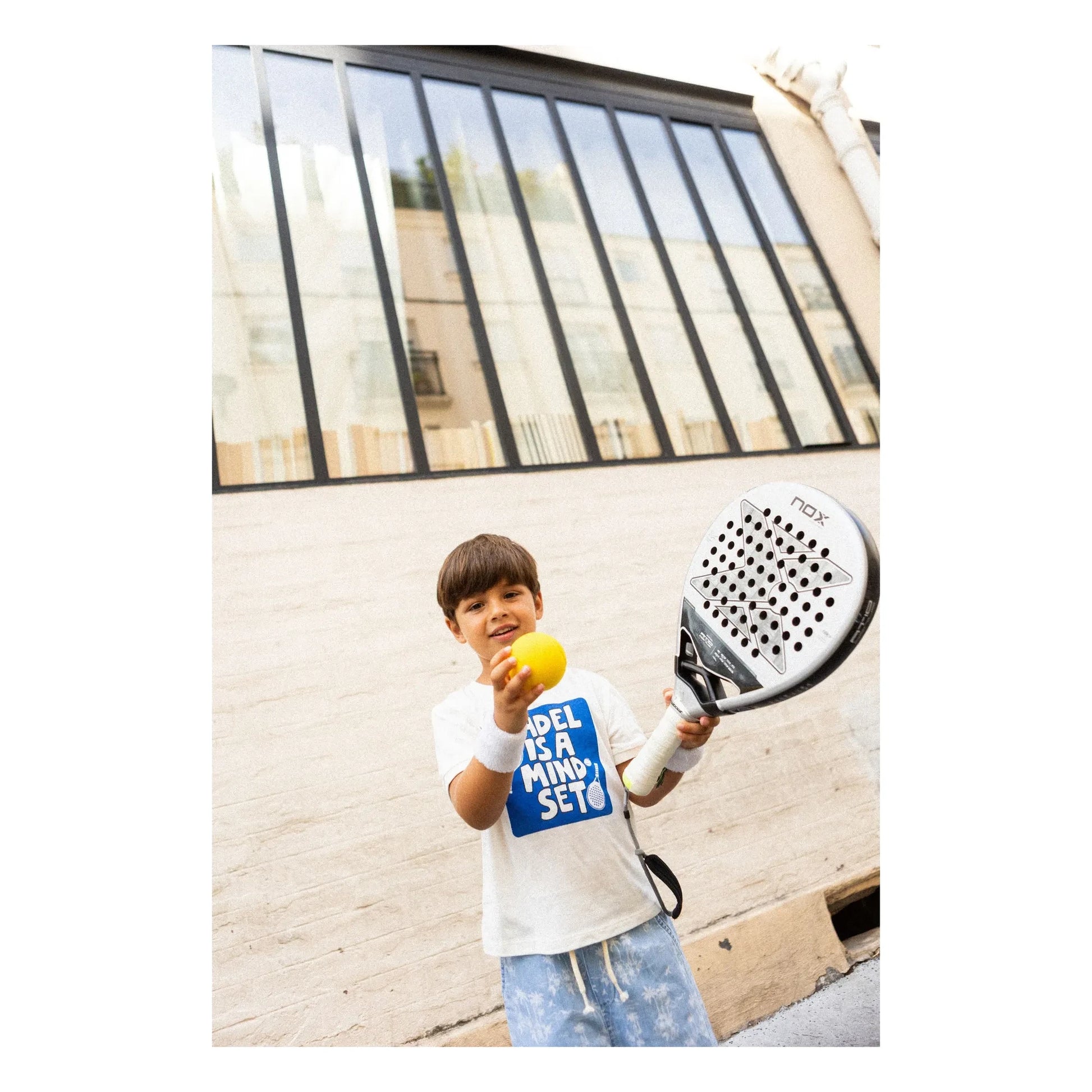 Louis Louise - Tom Padel T-shirt | White