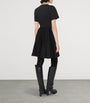 Burberry Pleated Kilt Mini Dress BLACK