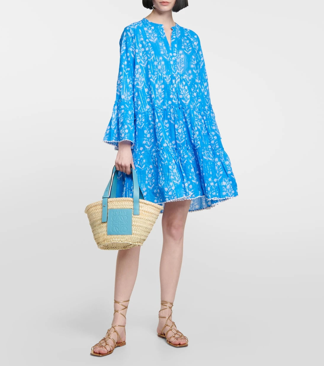 Juliet Dunn - Floral cotton minidress
