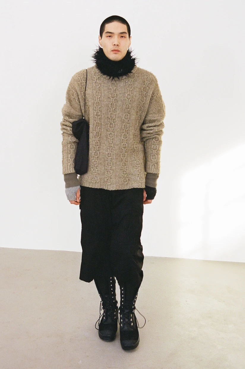 Our Legacy - Aran wool-blend sweater