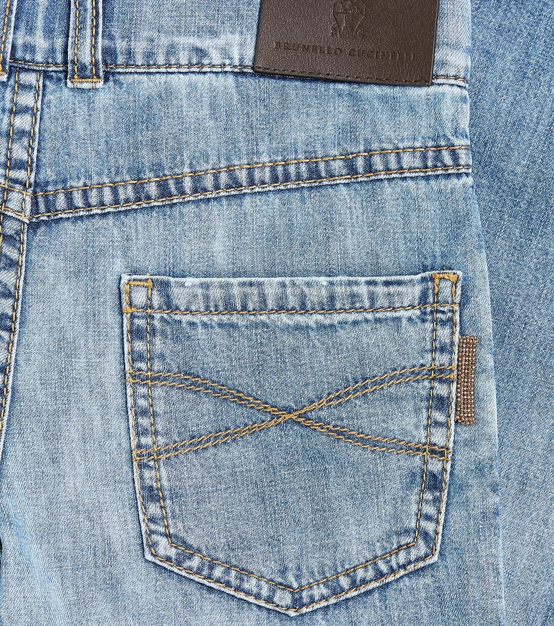 Brunello Cucinelli Kids - جينز بقصة مستقيمة