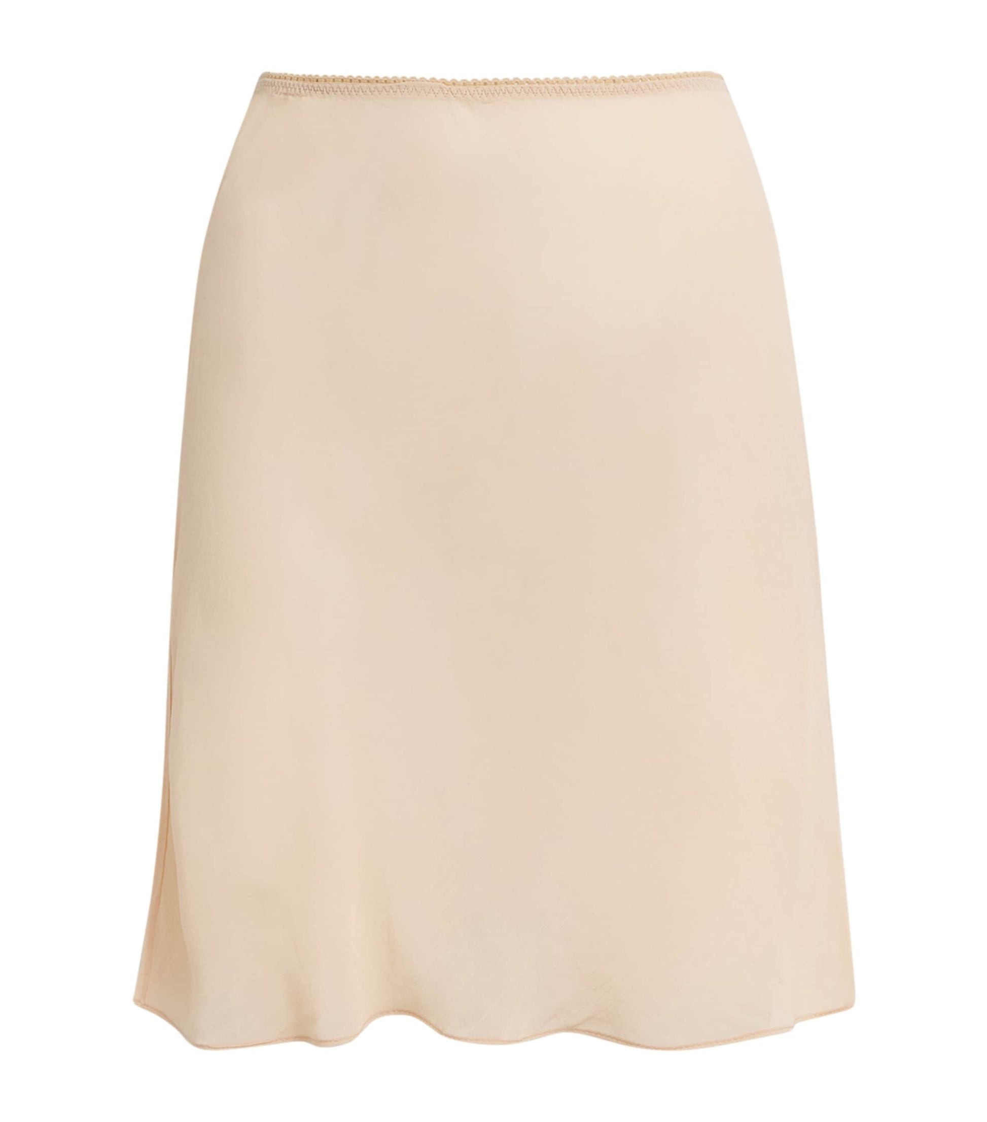 DÖEN Beige Mesh Mini Skirt