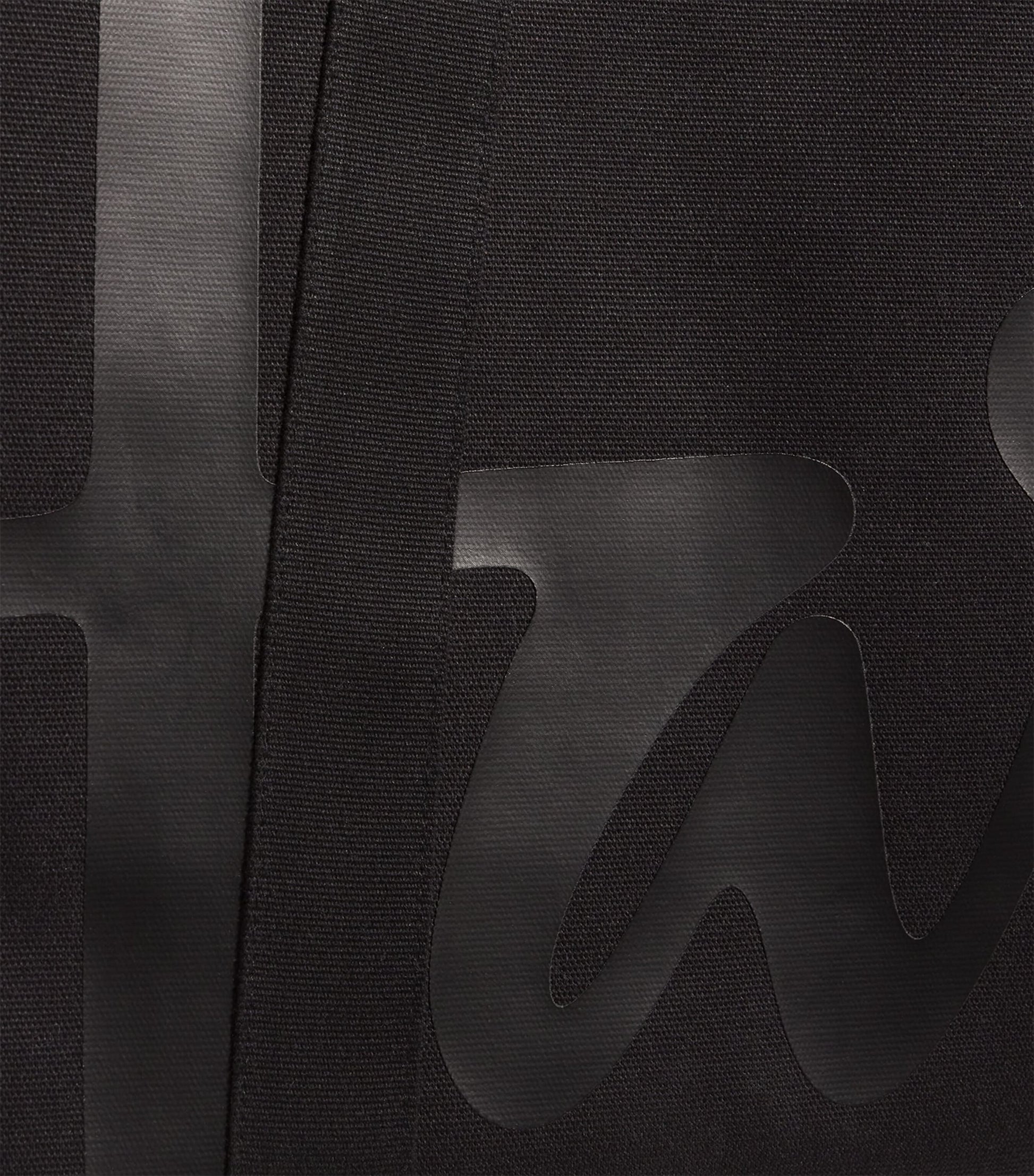 Harrods Black Large Cotton Logo Tote Bag