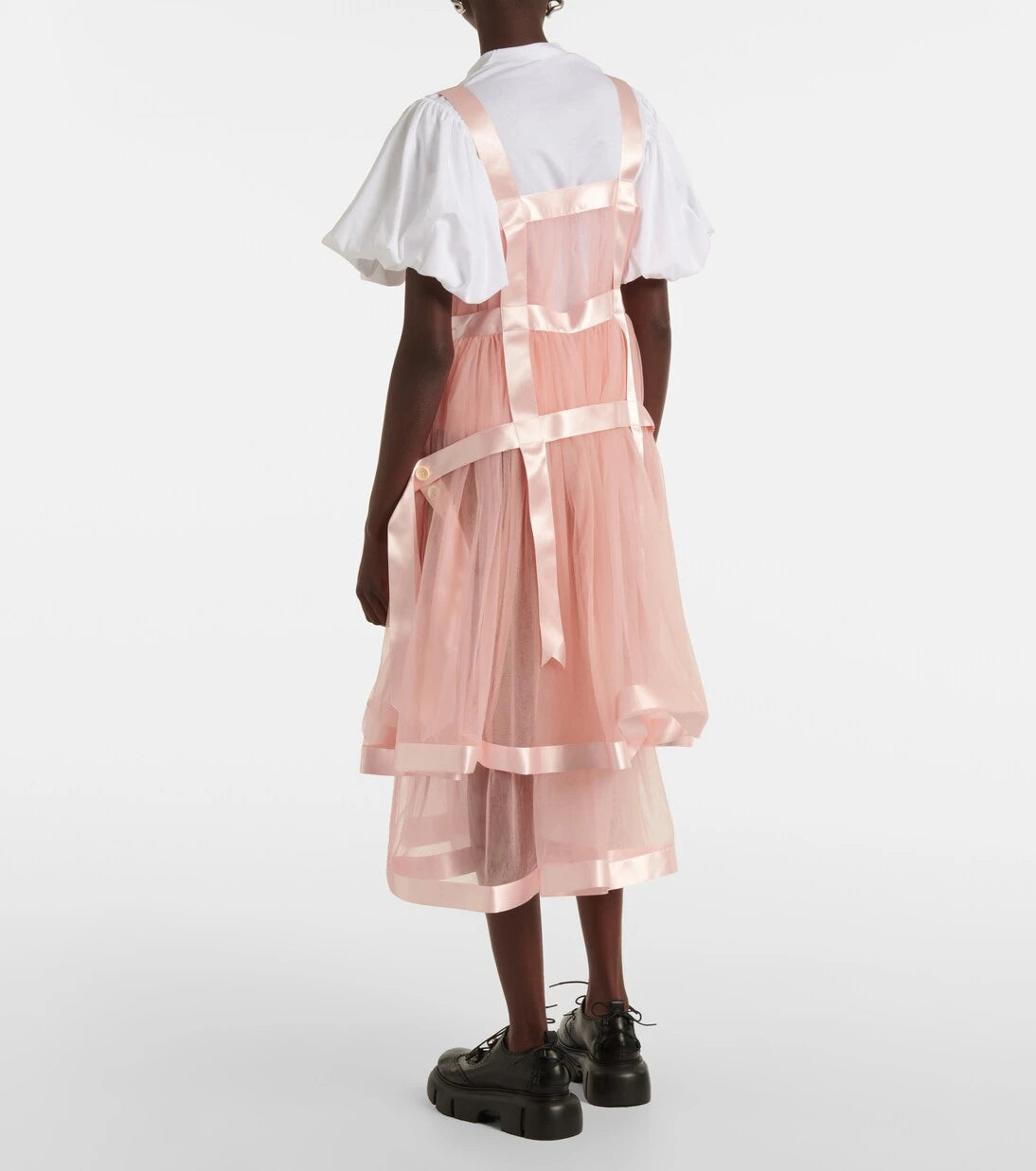 Noir Kei Ninomiya - Tulle midi dress