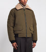 Green Down Chilliwack Aviator Bomber Jacket
