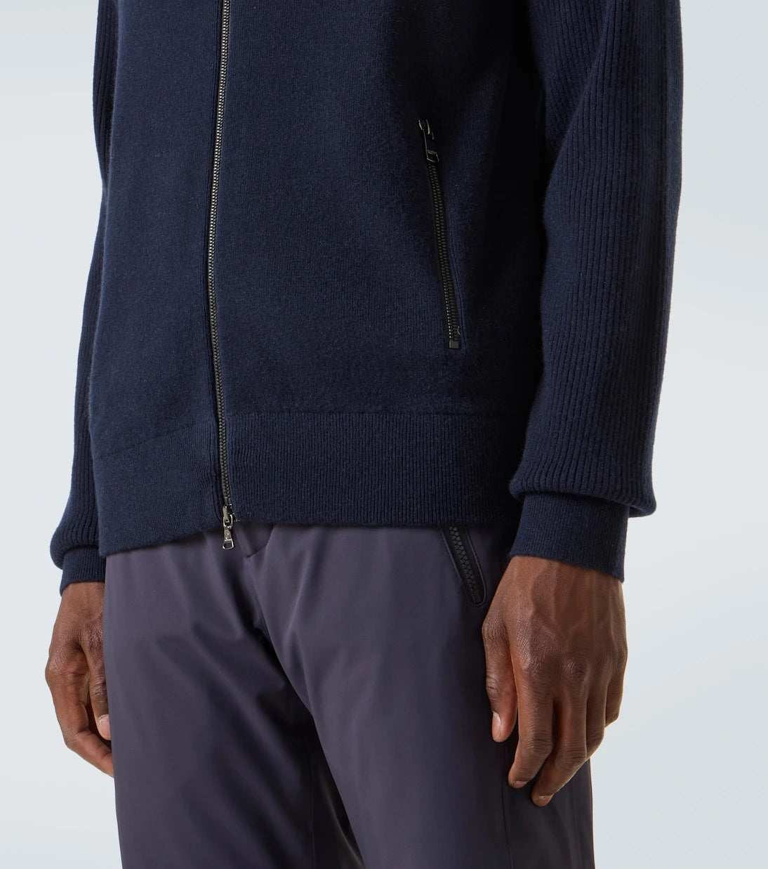 Bogner - Dexter wool and cashmere zip-up sweater