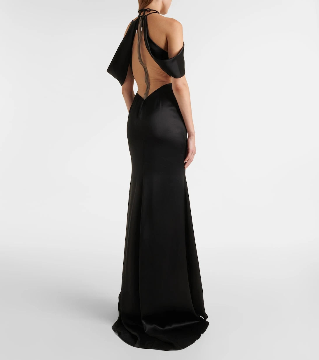 David Koma - Off-shoulder tulle gown