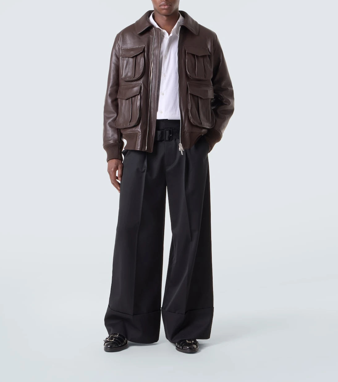 Simone Rocha - سترة جلدية