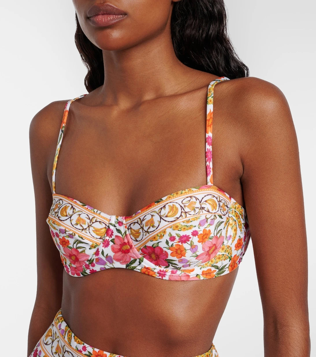 Farm Rio - Floral bikini top