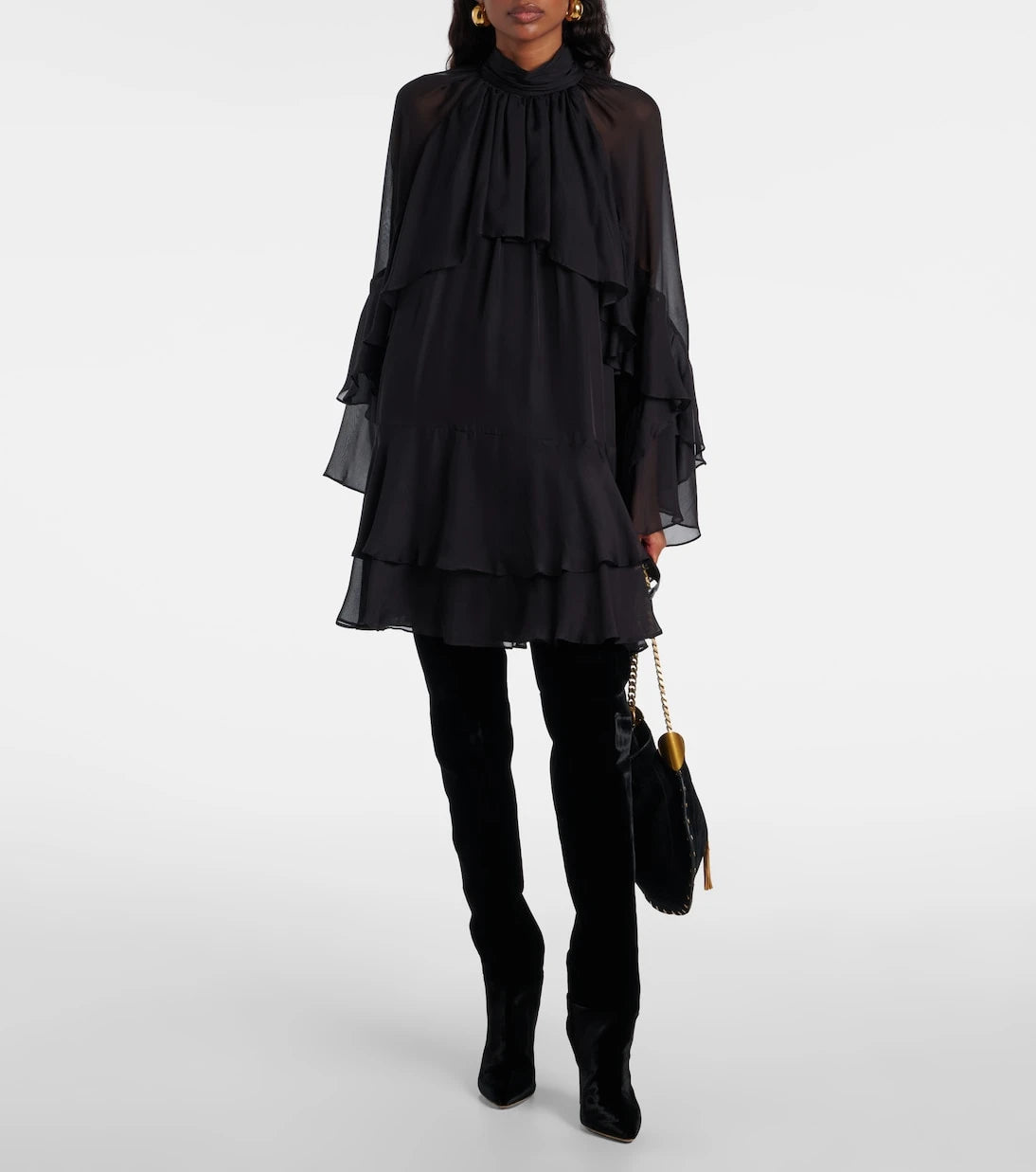 Paris Texas - Elsa 100 velvet over-the-knee boots