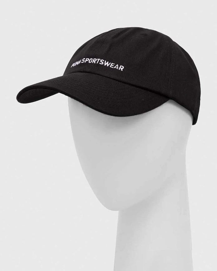 Памучна шапка с козирка Puma