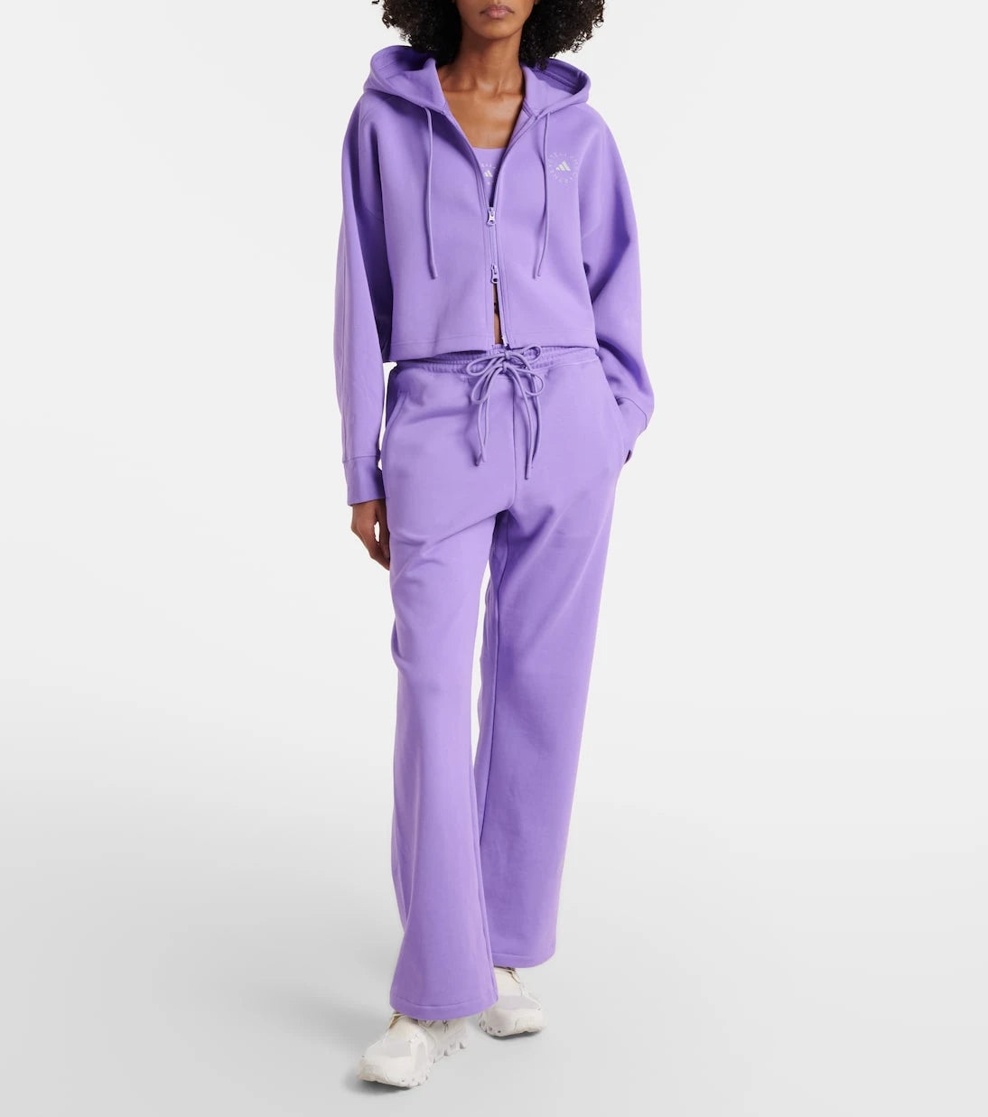 Adidas by Stella McCartney - Logo cotton sweatpants