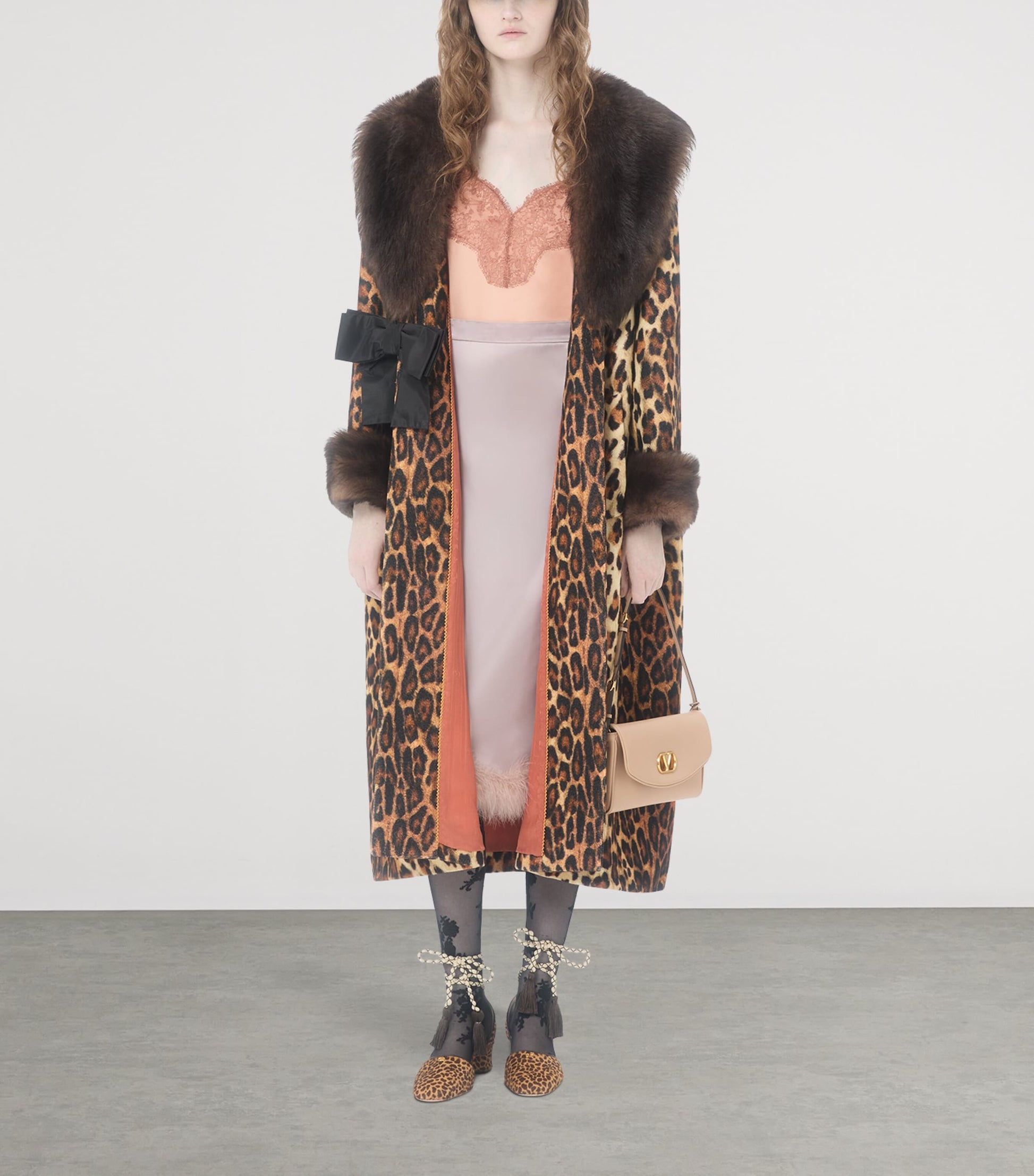 Small Leather DeVain Shoulder Bag