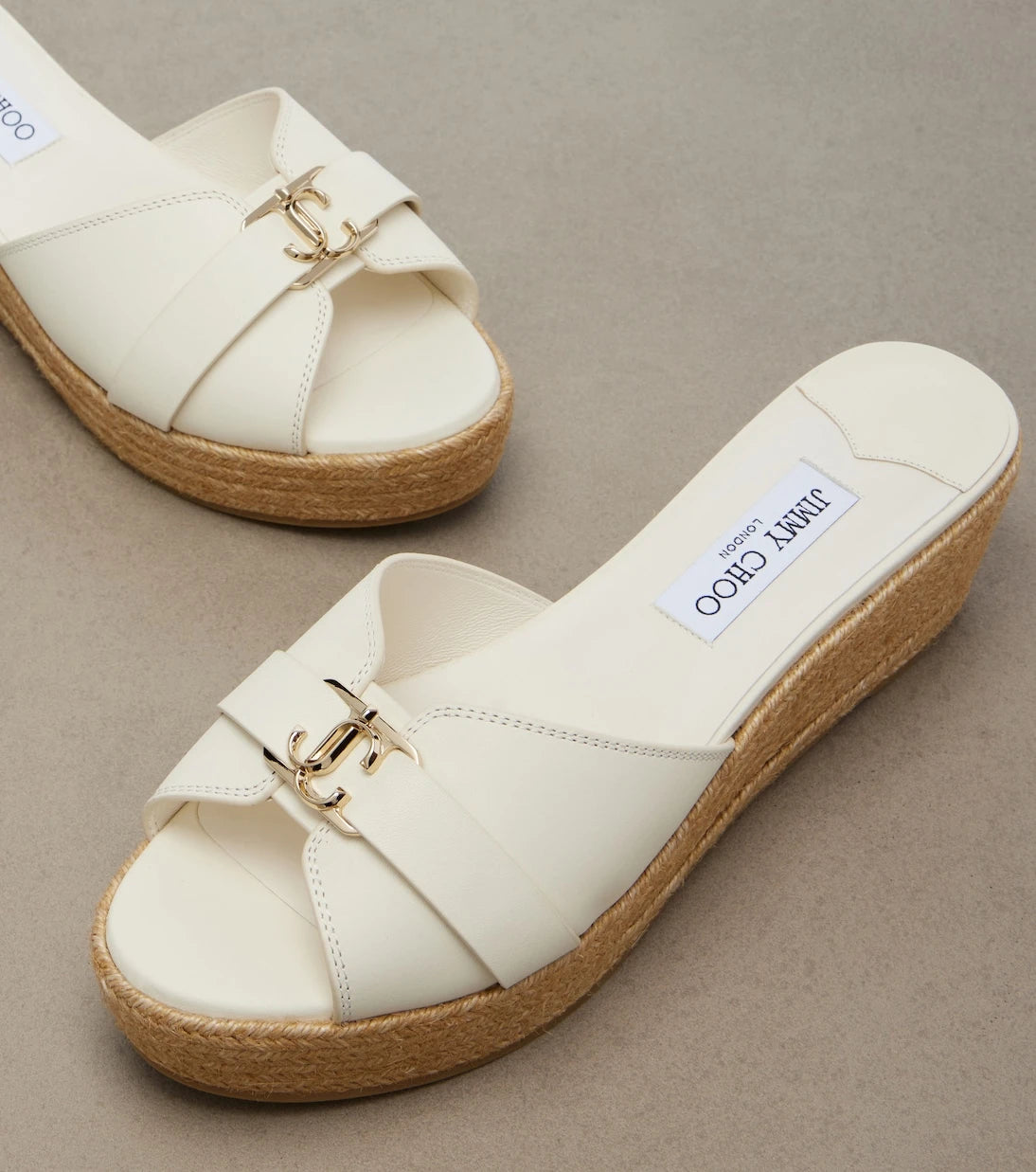 Jimmy Choo - Leda wedge espadrilles