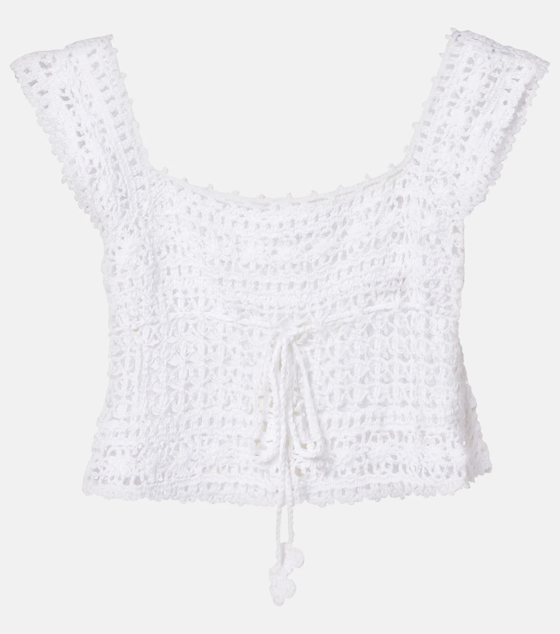 Anna Kosturova - Deauville crochet cotton crop top