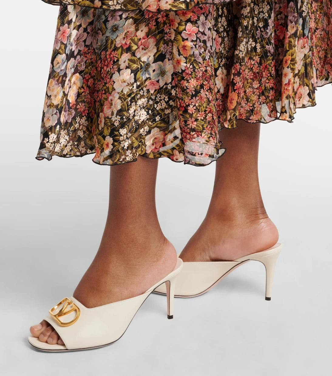 Valentino Garavani - VLogo leather mules