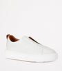 White Leather Victory Sneakers