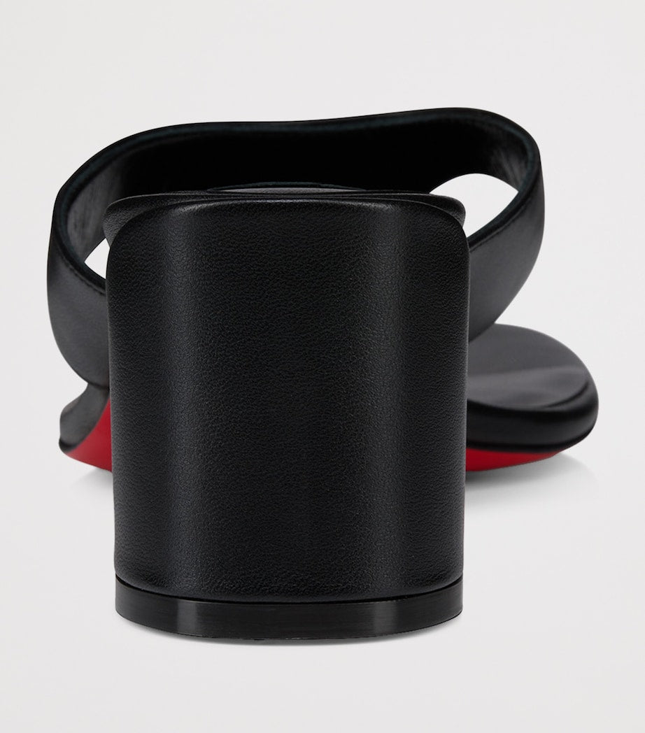 Christian Louboutin Red Janetonga Leather Heeled Sandals 55