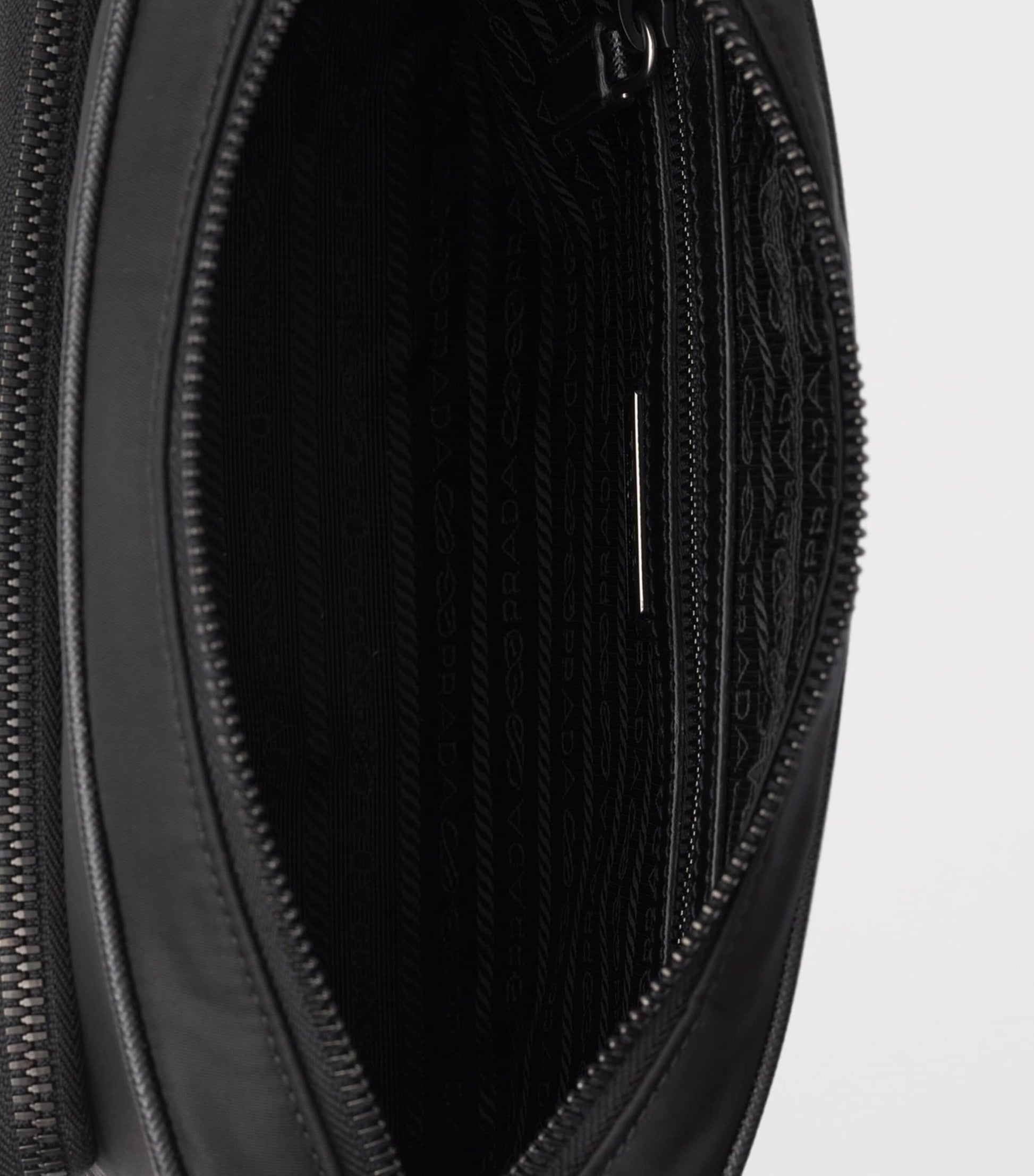 Prada Re-Nylon Saffiano Leather-Trim Shoulder Bag