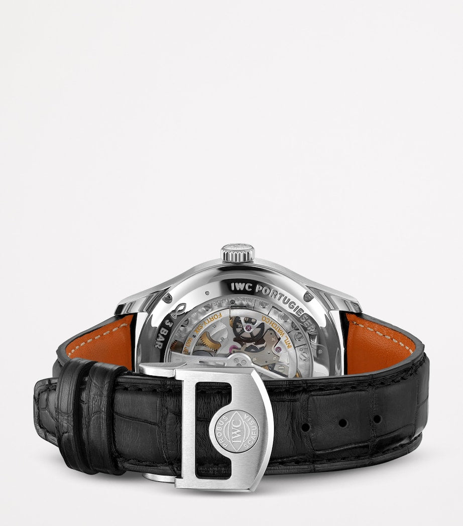 Stainless Steel Portugieser Perpetual Calendar Watch 42mm