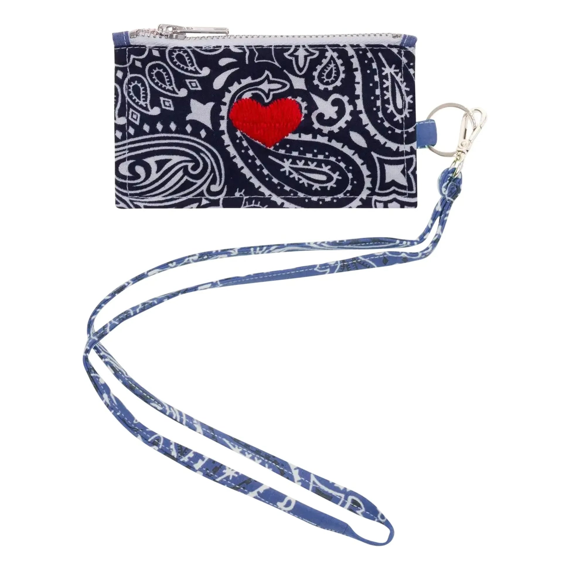 Call it by your name - Heart card holder | Navy blue