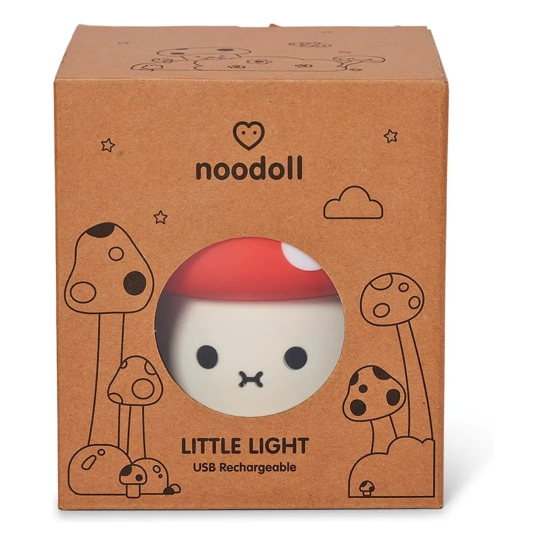 Noodoll - Mushroom Nightlight | Red
