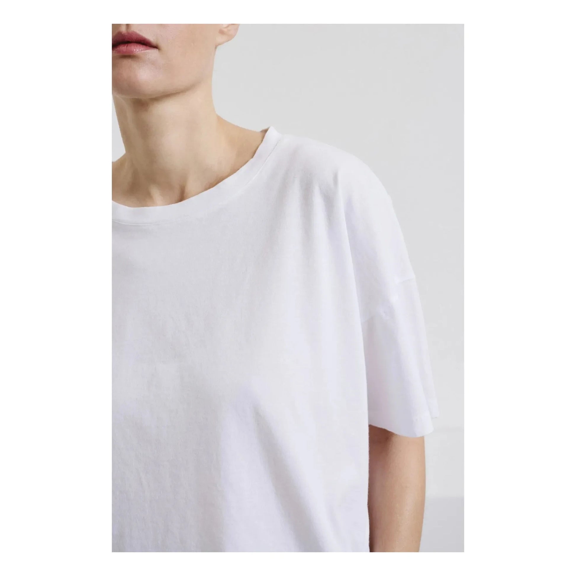 Pomandère - Cotton Jersey T-shirt | White