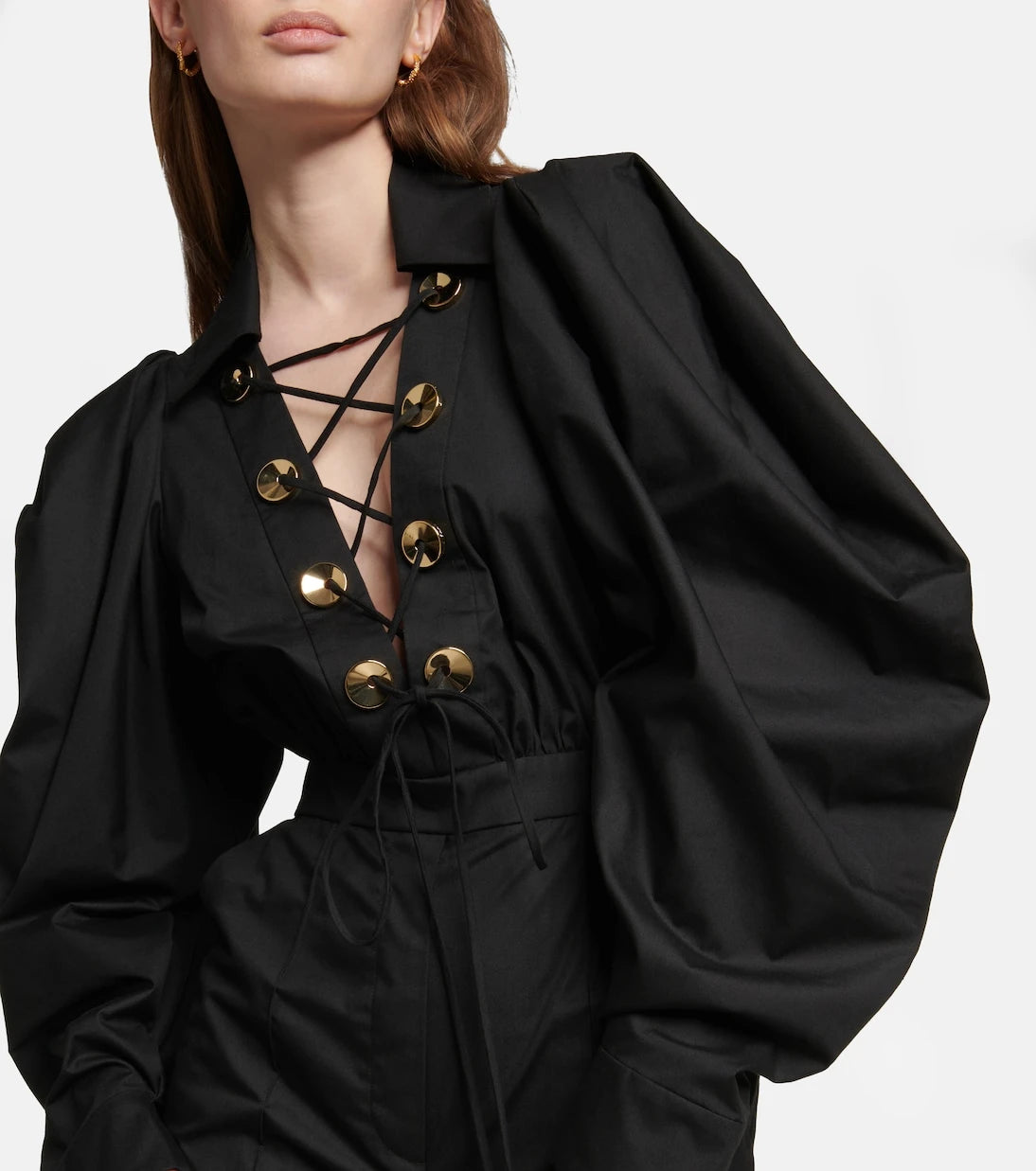 Elie Saab - Puffed-sleeve jumpsuit