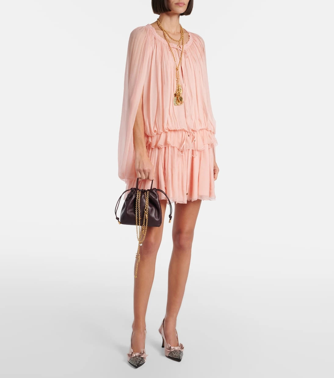 Chloé - Chloé Icons Mini deri omuz çantası