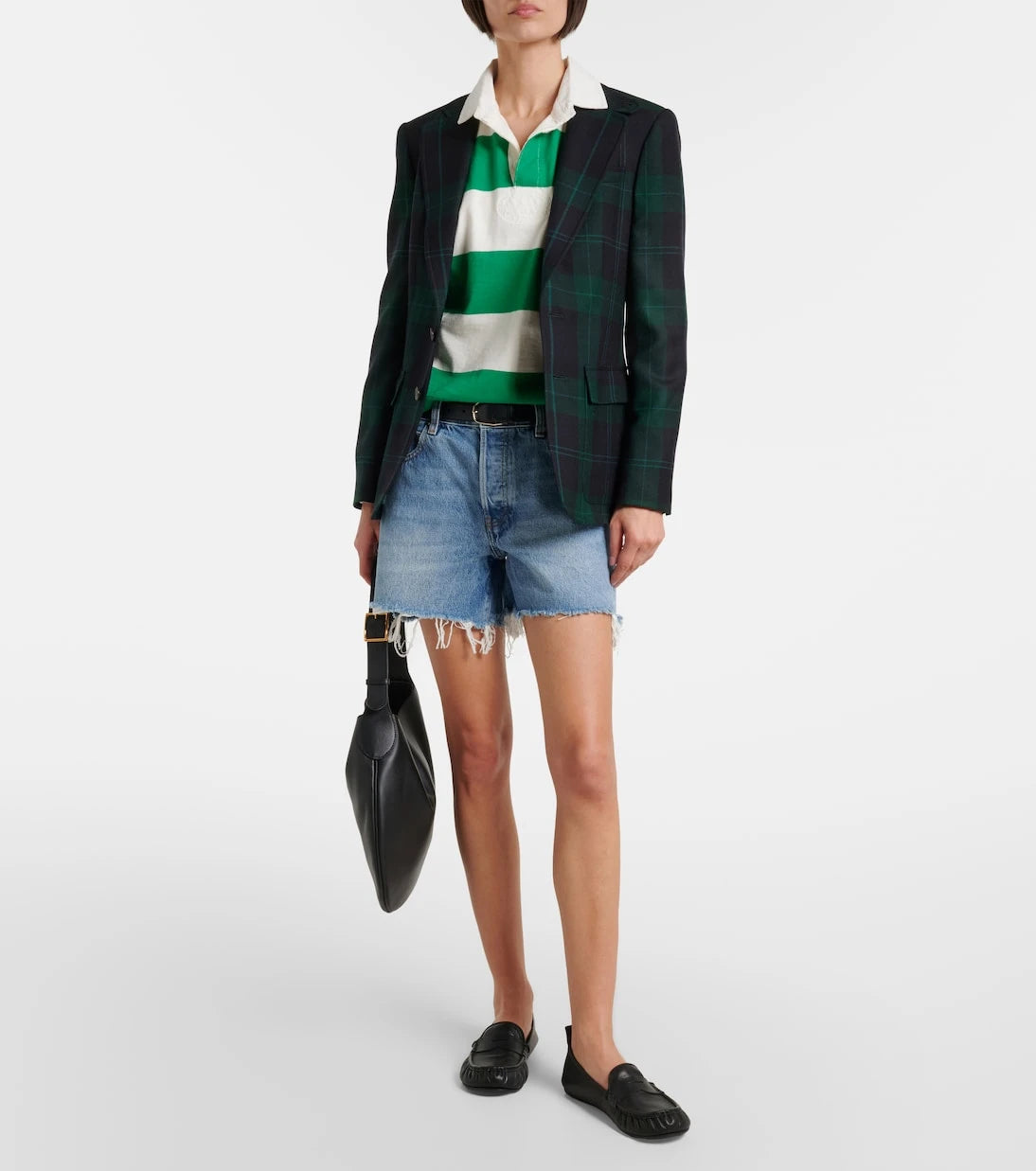 Frame - The Long Hang denim shorts