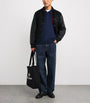 Polo Ralph Lauren Wool-Blend Leather-Sleeve Varsity Jacket
