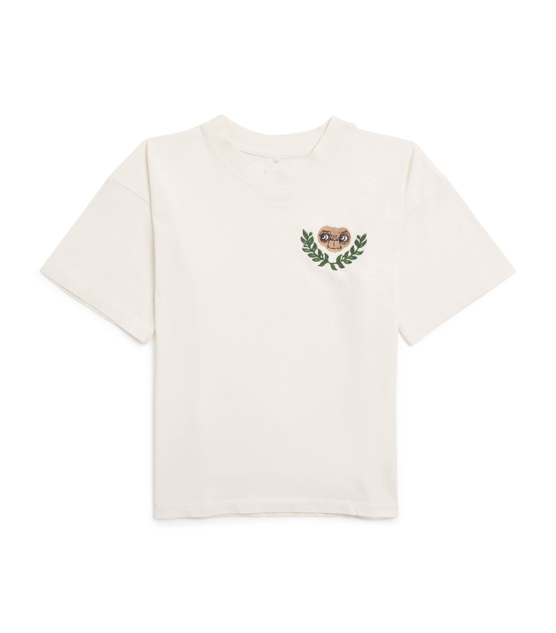 Mini Rodini x E.T. Organic Cotton Embroidered T-Shirt (3-11 Years)