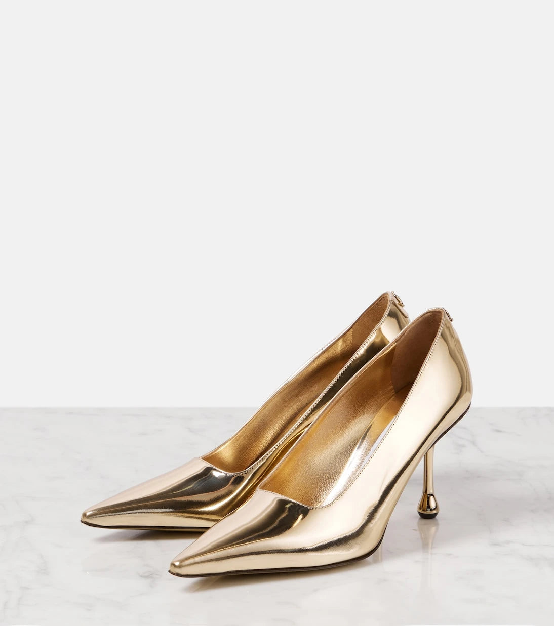 Jimmy Choo - Ixia 80 mirrored leather pumps