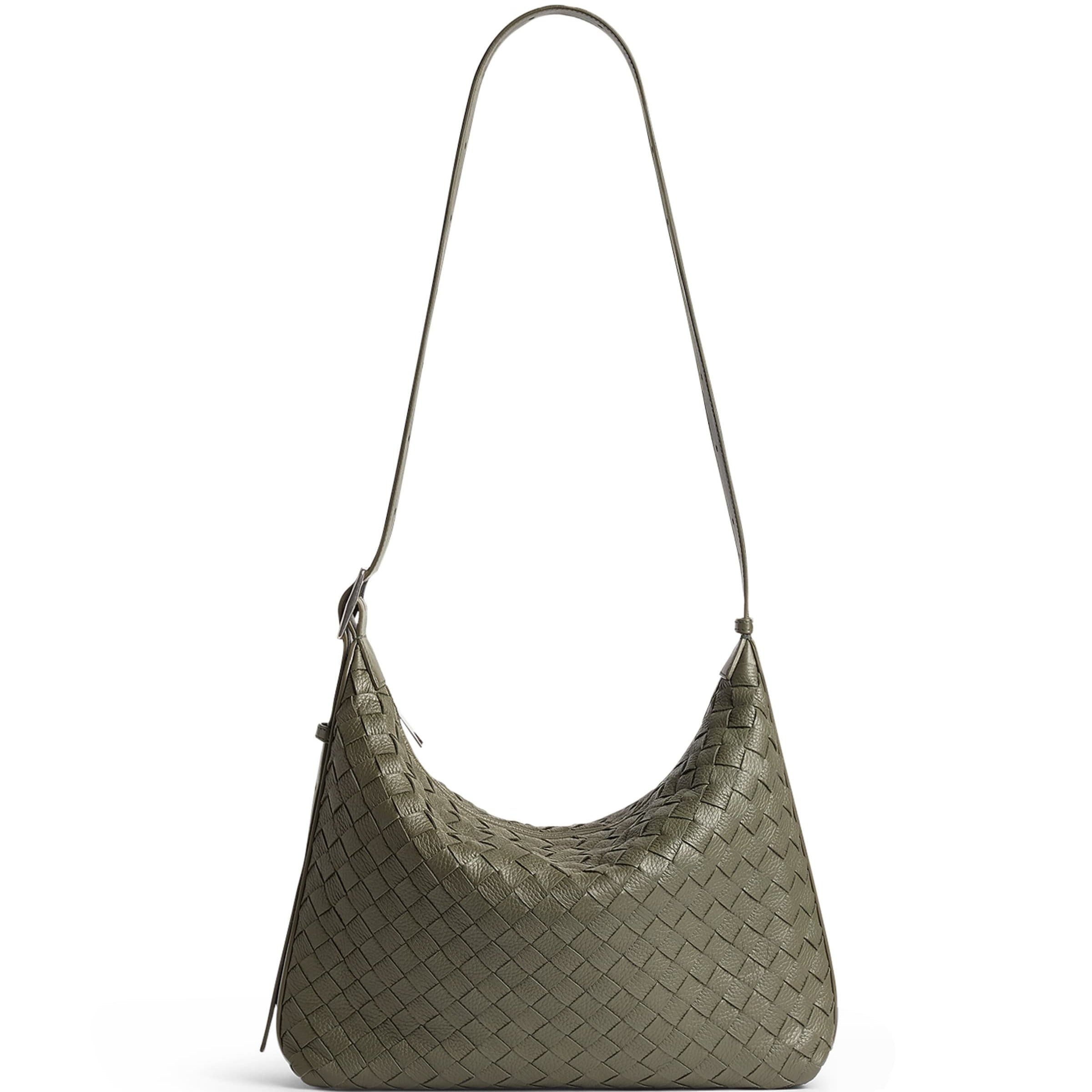Bottega Veneta Leather Intrecciato Traveller Cross-Body Bag