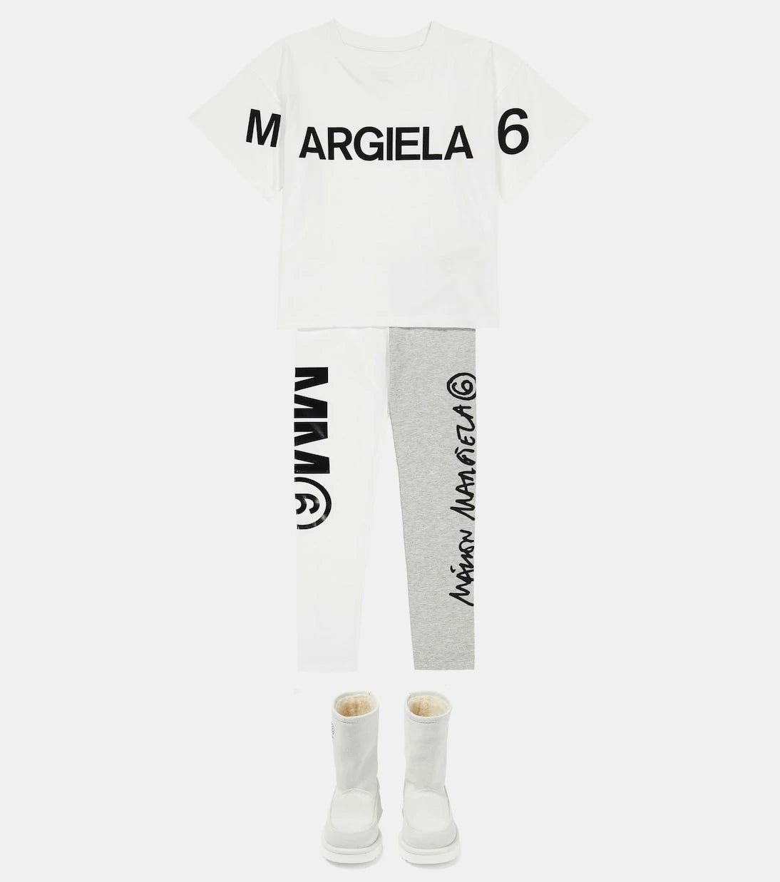 MM6 Maison Margiela Kids - Suede ankle boots