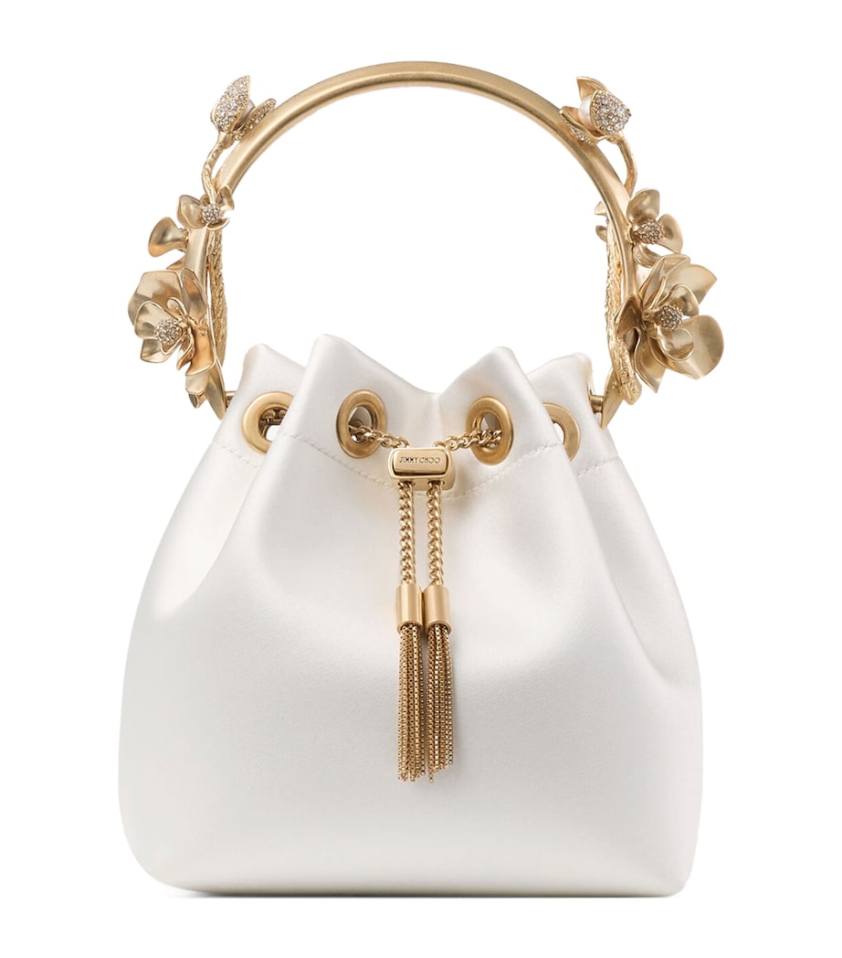 Multi Bon Bon Satin Top-Handle Bag