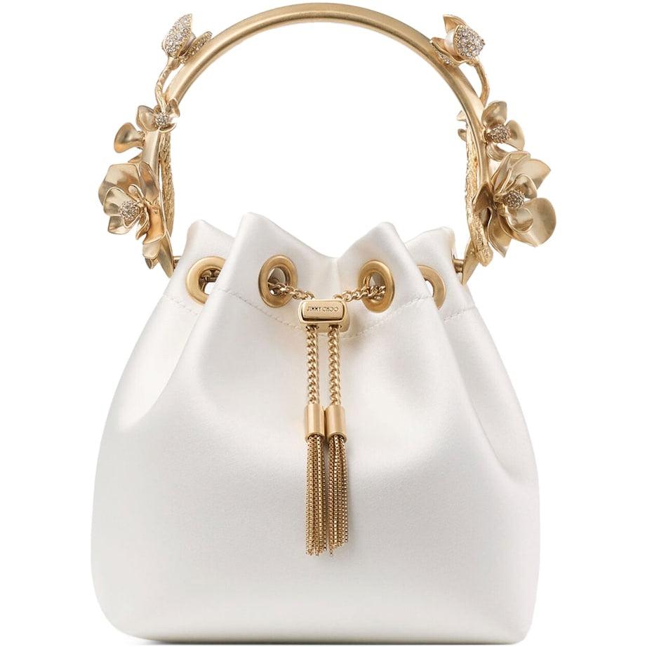 Multi Bon Bon Satin Top-Handle Bag
