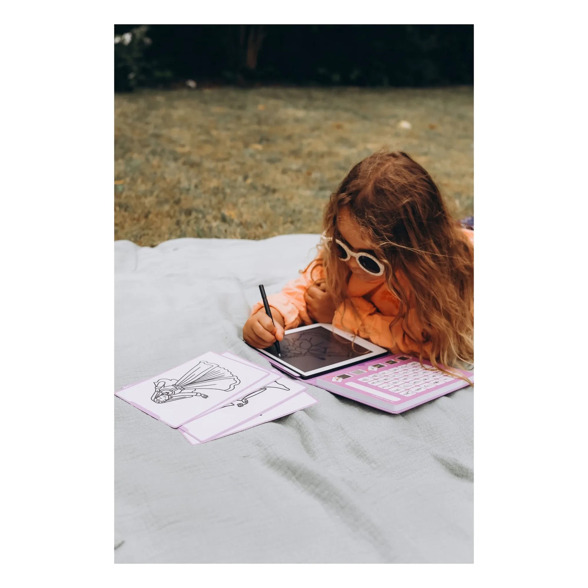 Kidywolf - Kidydraw Mini drawing board | Purple