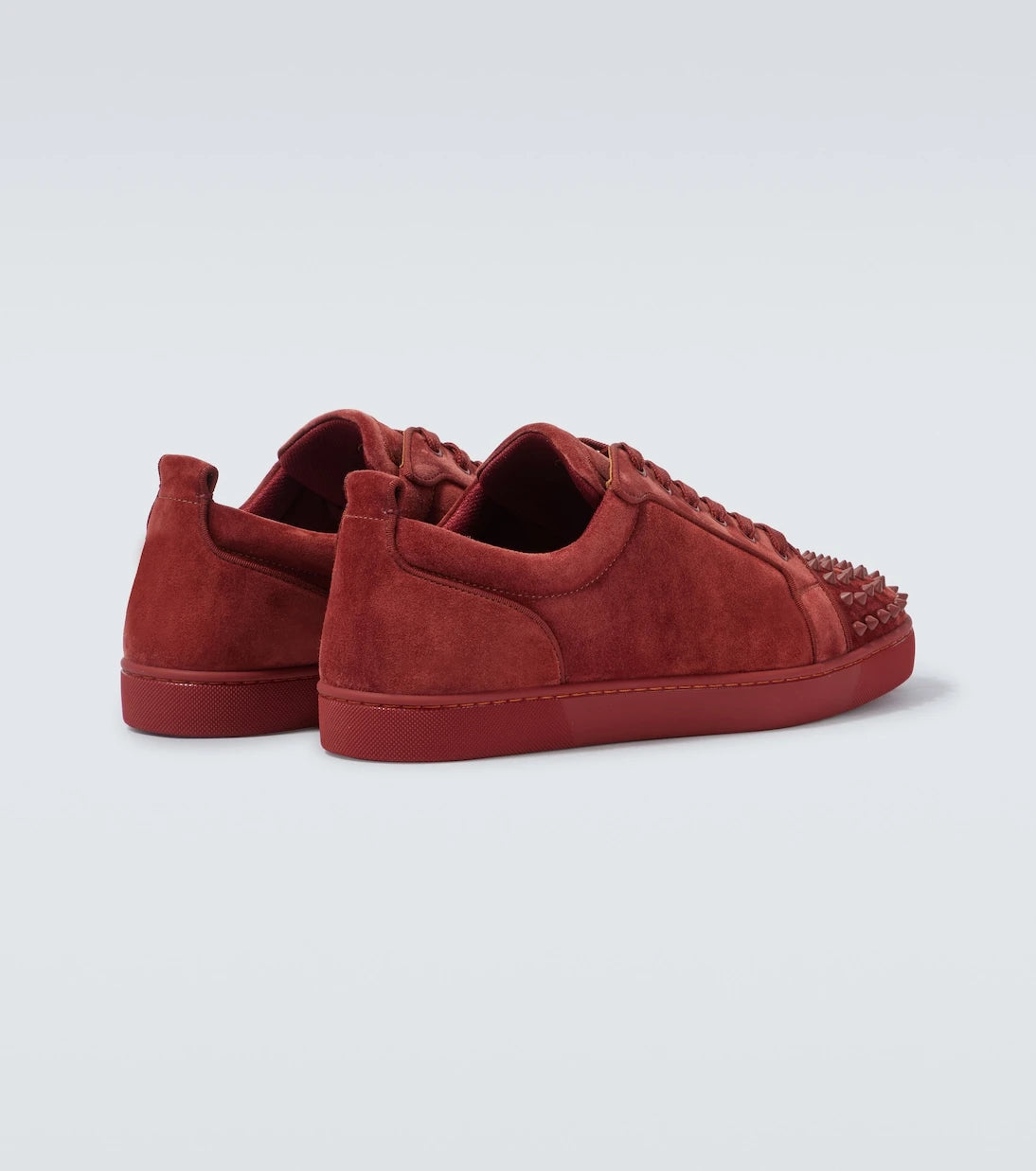Christian Louboutin - Louis Junior Spikes suede sneakers