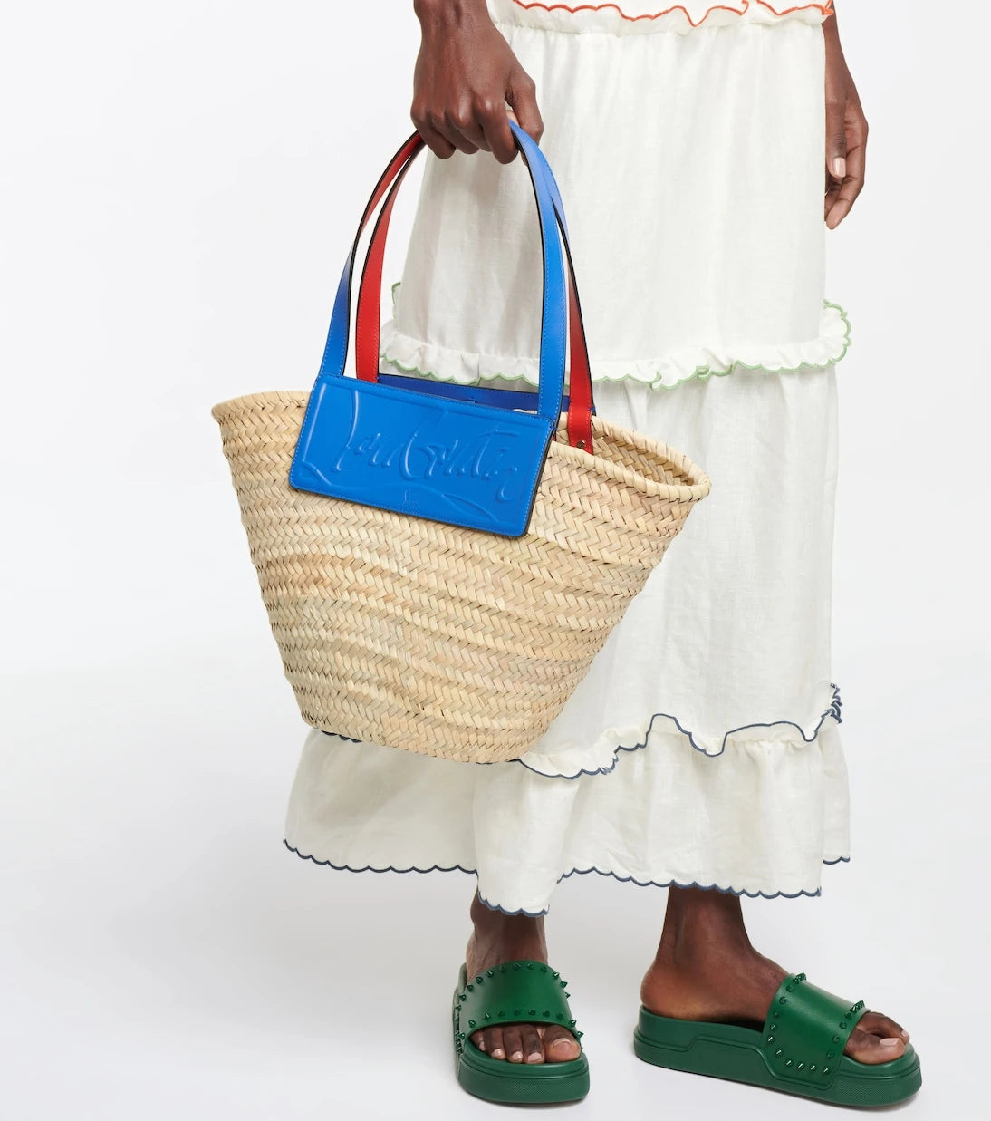 Christian Louboutin - Loubishore woven tote