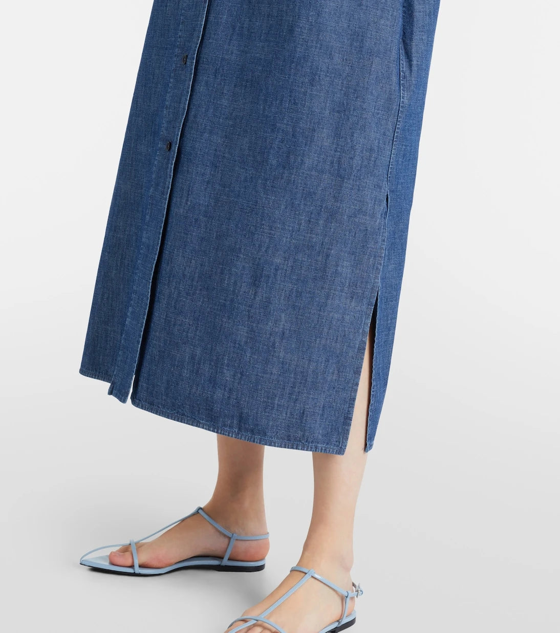 Jil Sander - Cotton chambray shirt dress