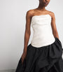 Marmar Halim Multi Mikado-Taffeta Strapless Gown