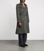 MM6 Maison Margiela Grey Cotton Hood-Detail Trench Coat