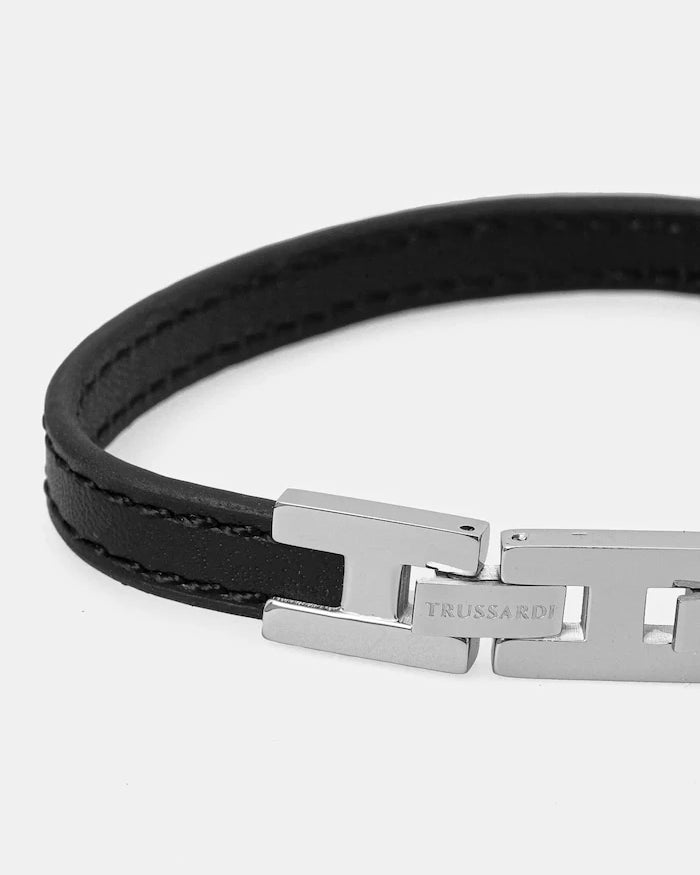 Кожена гривна Trussardi T-LEATHER