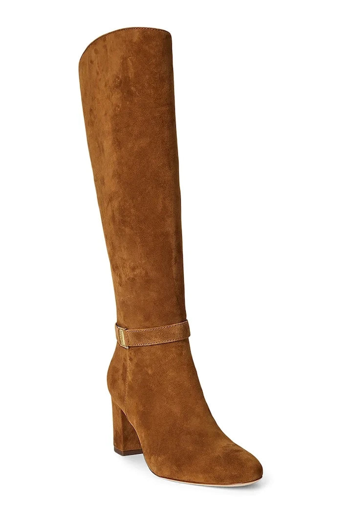 Lauren Ralph Lauren Kellie Tl Hl Süet Çizme