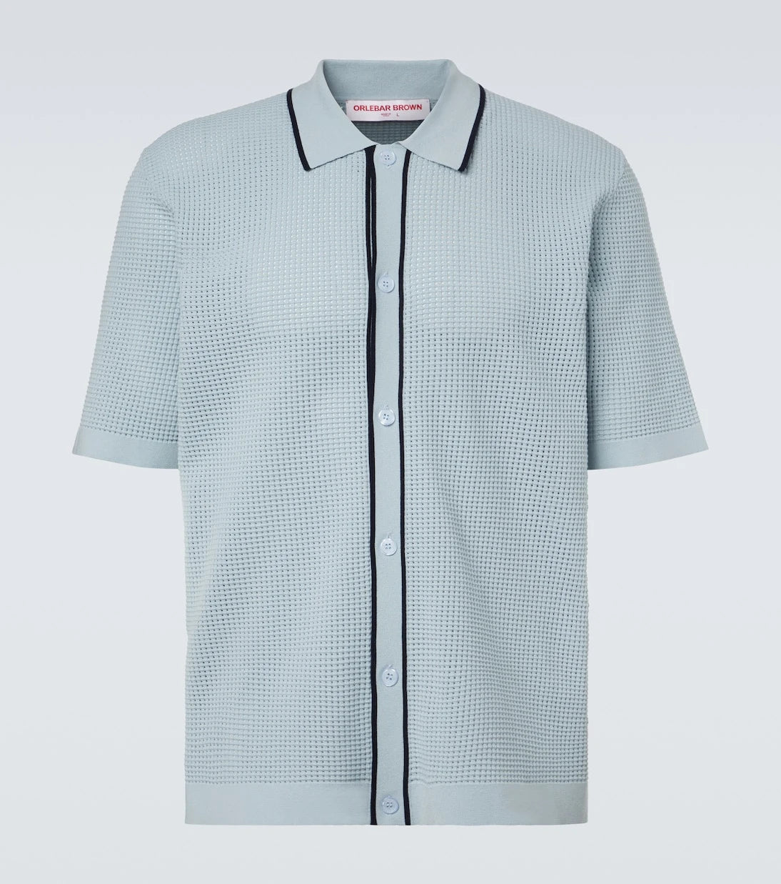 Orlebar Brown - Roddy waffle-knit bowling shirt