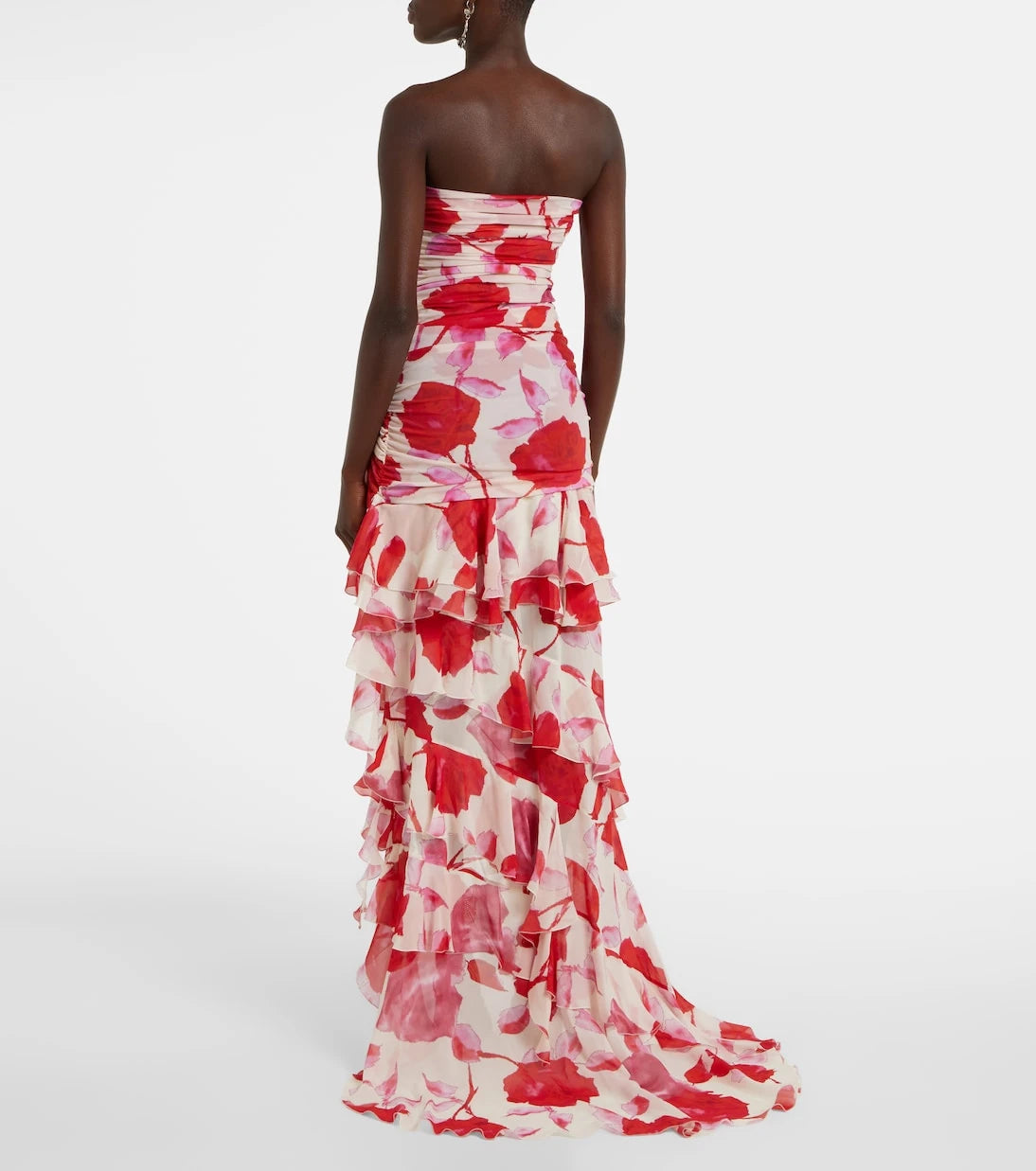 Blumarine - Georg ruffled asymmetric maxi dress